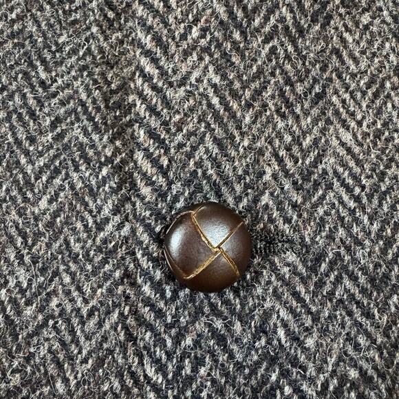 Harris Tweed Sport Coat Mens 42R Wool Harringbone Donegal - Picture 5 of 16